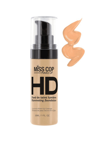 Base de Maquiagem Miss Cop HD Illuminating Foundation 30ml Bege