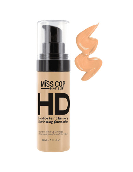 Base de Maquiagem Miss Cop HD Illuminating Foundation 30ml Bege