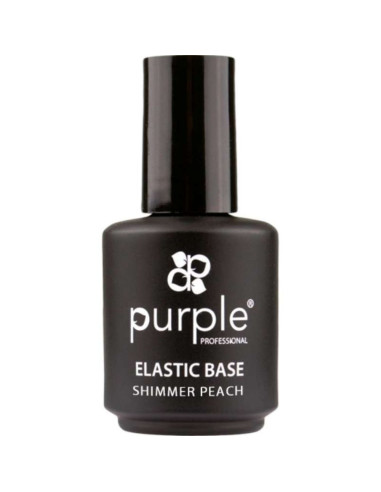 Base Elástica Purple Shimmer Peach P1444 15ml Cardo Cintilante