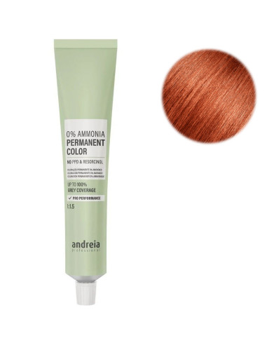 Coloração Cabelo Andreia Be You 0% Ammonia 6.44 Louro Escuro 100ml Cobre Intenso