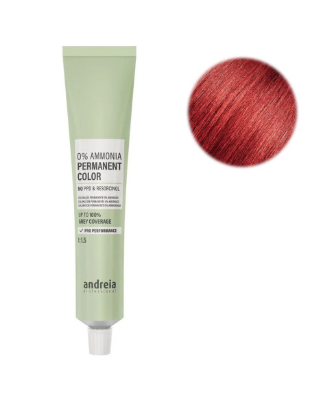 Coloração Cabelo Andreia Be You 0% Ammonia 6.5 Louro Escuro 100ml Vermelho