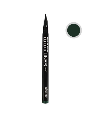 Lápis de Olhos Miss Cop Vert M34 Perfect Liner 1ml Verde Escuro