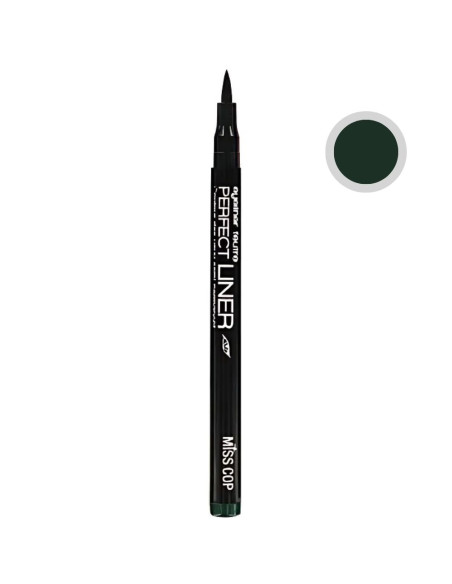 Lápis de Olhos Miss Cop Vert M34 Perfect Liner 1ml Verde Escuro