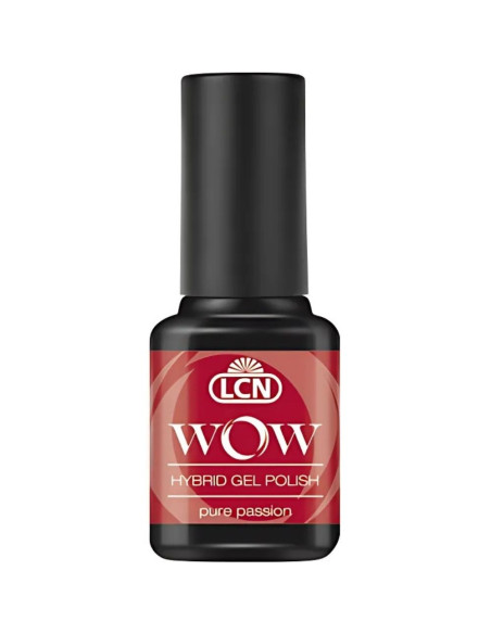 Verniz Híbrido LCN WOW Hybrid Gel Pure Passion 8ml Vermelho