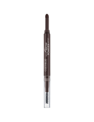 Caneta Catrice Velvet Brow Powder Artist 30 Dark Brown Is The New Black Marrom Escuro