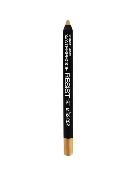 Lápis de Olhos Miss Cop Waterproof Resist 1gr Dourado