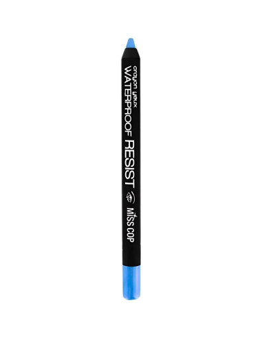 Lápis de Olhos Miss Cop Waterproof Resist Bleu Ocean 1gr Azul Mar