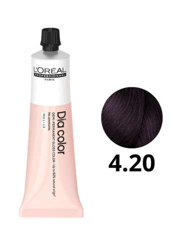 Coloração Demi Permanente Dia Color L'Oréal 4.20 Sem Amoníaco