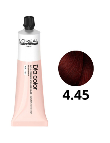 Coloração Demi Permanente Dia Color L'Oréal 4.45 Sem Amoníaco