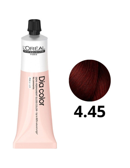 Coloração Demi Permanente Dia Color L'Oréal 4.45 Sem Amoníaco