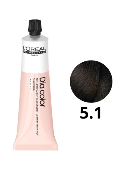 Coloração Demi Permanente Dia Color L'Oréal 5.1 Sem Amoníaco