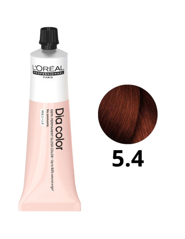 Coloração Demi Permanente Dia Color L'Oréal 5.4 Sem Amoníaco