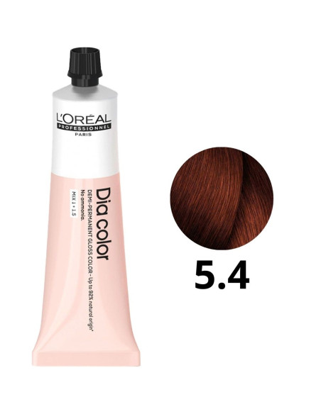 Coloração Demi Permanente Dia Color L'Oréal 5.4 Sem Amoníaco