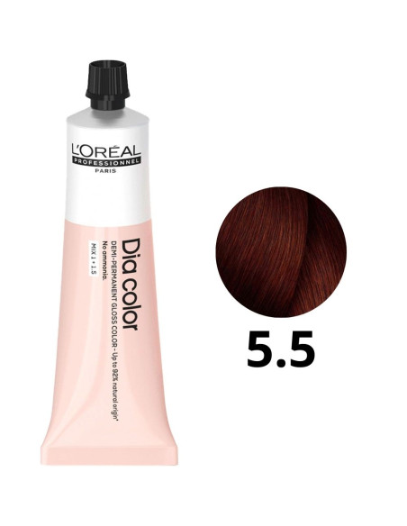 Coloração Demi Permanente Dia Color L'Oréal 5.5 Sem Amoníaco