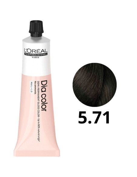 Coloração Demi Permanente Dia Color L'Oréal 5.71 Sem Amoníaco