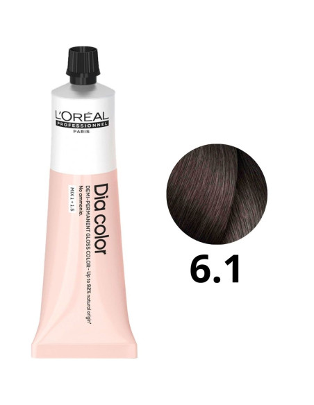 Coloração Demi Permanente Dia Color L'Oréal 6.1 Sem Amoníaco