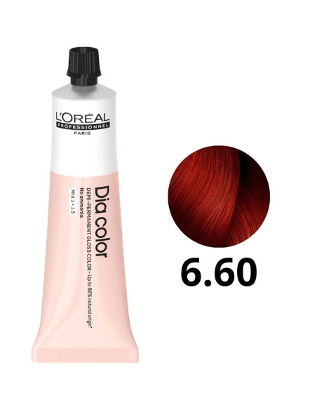 Coloração Demi Permanente Dia Color L'Oréal 6.60 Sem Amoníaco