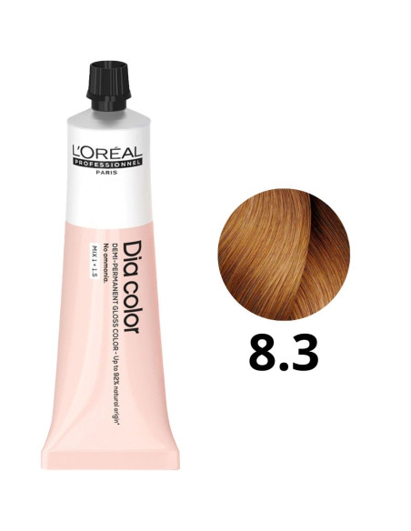 Coloração Demi Permanente Dia Color L'Oréal 8.3 Sem Amoníaco