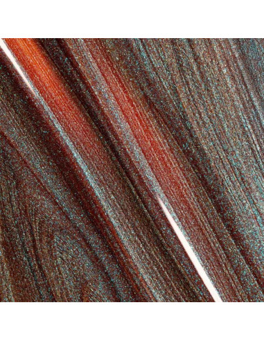 Verniz Gel Andreia Professional The Gel Polish Chalet Chic CH4 Castanho com Glitters Azuis