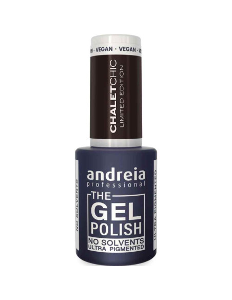 Verniz Gel Andreia Professional The Gel Polish Chalet Chic CH6 Castanho Escuro