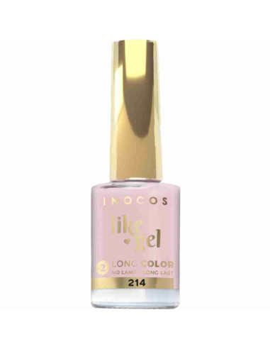 Verniz Inocos Like Gel 214 Rosa Suave Leitoso 11ml