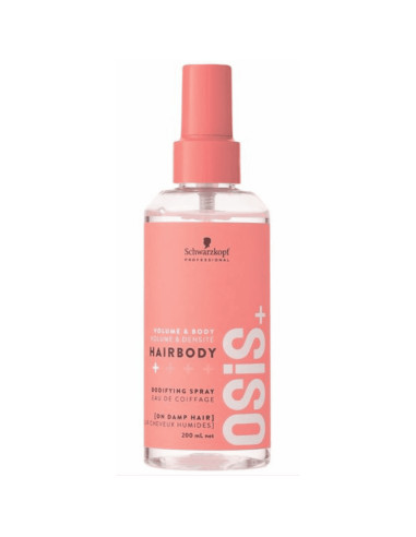 Schwarzkopf OSIS+ Hairbody Spray Volume 200ml - Volume Natural e Movimento
