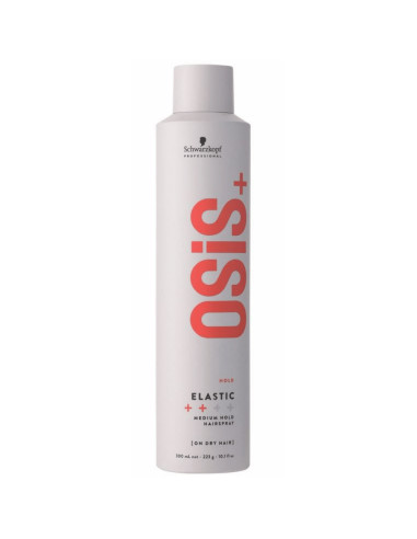 Schwarzkopf OSIS+ Elastic Spray Fixação Leve 300ml - Fixação Moldável e Sem Resíduos