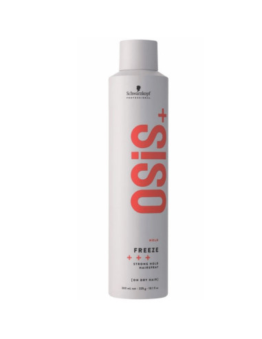 Schwarzkopf OSIS+ Freeze Laca Spray 300ml - Fixação Forte e Proteção Térmica