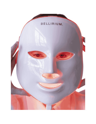 Máscara LED Bellirium - Rejuvenescimento da Pele e Combate ao Acne e Rugas
