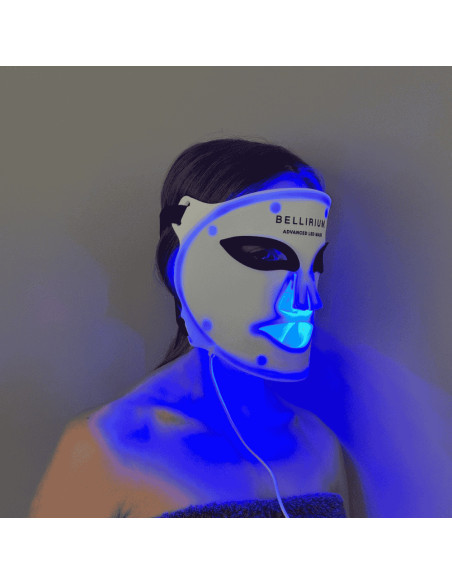 Advanced LED Máscara Bellirium – Tratamento Profissional em Casa