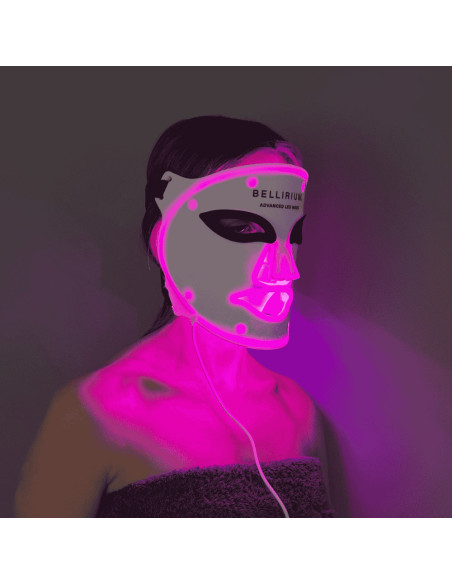 Advanced LED Máscara Bellirium – Tratamento Profissional em Casa