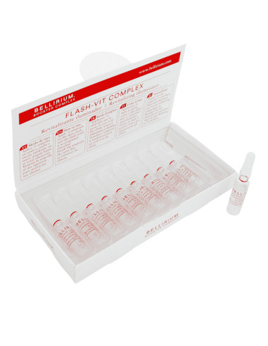 10 Ampolas Flash Vit Bellirium – Clareamento e Efeito Revitalizante Imediato