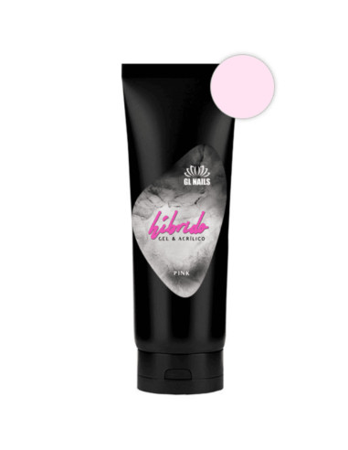Híbrido Pink GL Nails 60g – Gel & Acrílico Rosado para Construção de Unhas