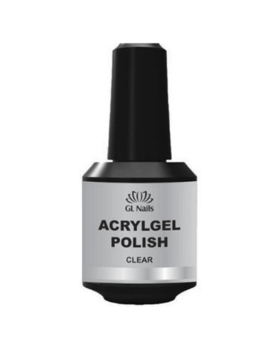 Base Acrylgel Polish Clear GL Nails 15ml – Base com Fibras Acrílicas para Unhas Sensibilizadas