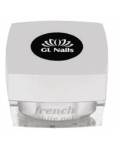 French White Gel GL Nails 15ml – Gel Branco Intenso para Manicure Francesa