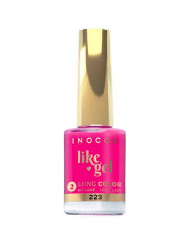 Verniz Inocos Like Gel 223 Rosa Vibrante Néon 11ml