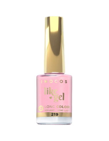 Verniz Inocos Like Gel 219 Rosa Palido Cintilante 11ml