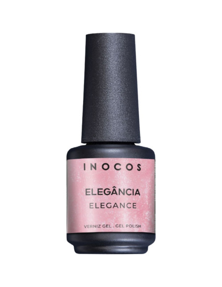 Verniz Gel Inocos Atitude Rosa GP480 Elegância