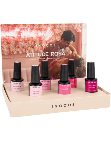 Verniz Gel Inocos Colecção Atitude Rosa