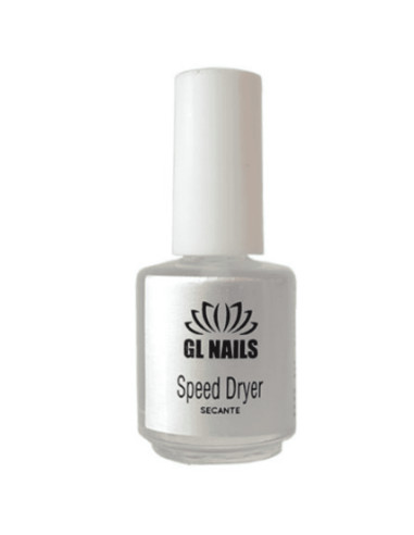 Speed Dryer GL Nails 15ml – Secante Rápido com Brilho para Verniz Tradicional