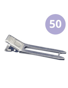 Pack com 50 Pinças de Cabelo Duplas – Alta Fixação e Excelente Custo-Benefício