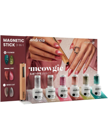 Coleção Gel Andreia Professional MEOWGIC Cat Eye Effect 10.5ml