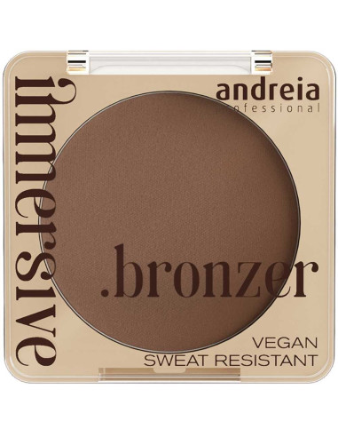 Andreia Professional Immersive Bronzer 04 Dark Cool Brown Matte Finish