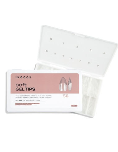 Soft Gel Tips INOCOS Medium Round S6 500uni