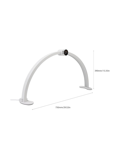 Candeeiro LED com Relógio Digital