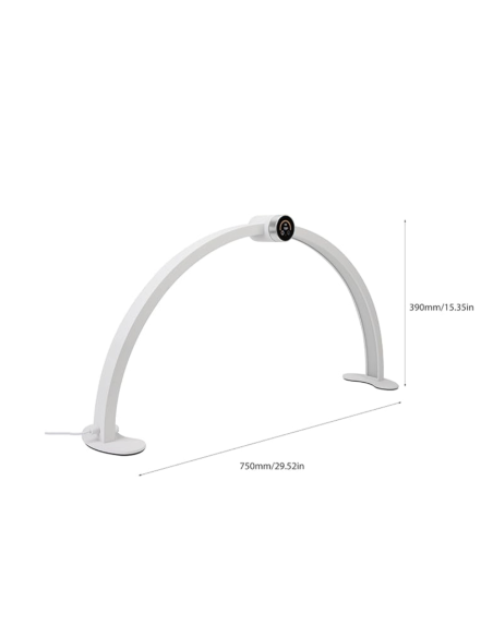 Candeeiro LED com Relógio Digital