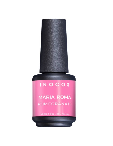 Maria Romã Verniz Gel 15ml Inocos Rosa Pastel Neon unhas suaves