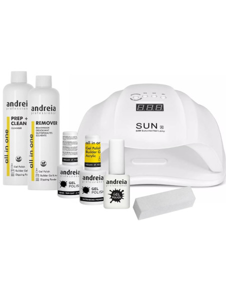Kit Unhas Verniz Gel Andreia 3 - LINDASEMARAVILHOSAS