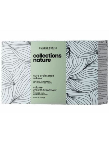 Eugène Perma Nature Volume Tratamento Queda 12x6ml | Tratamento Natural para Queda de Cabelo e Perda de Volume
