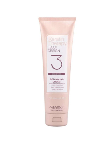 Alfaparf – Lisse Design Keratin Therapy Passo 3 Creme Desembaraçante 150ml com Proteção Térmica e Ação Suavizante